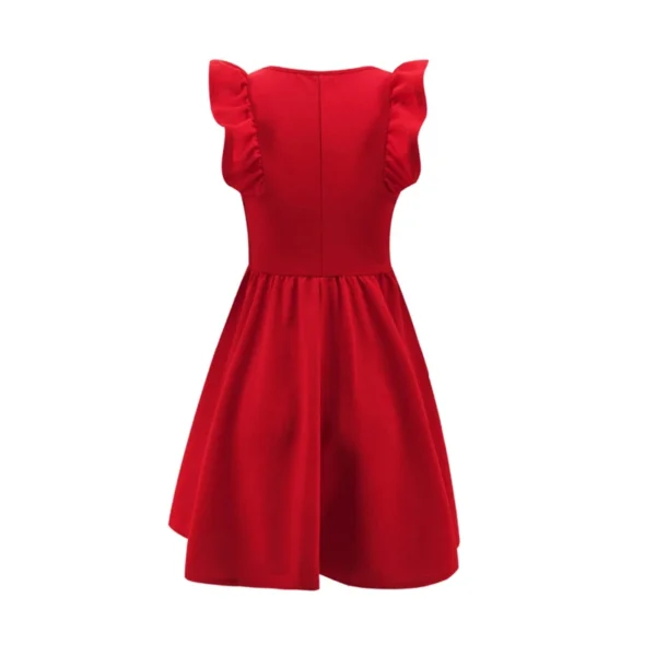 BornToGirl Elegant Sleeveless Red Dress For Sexy Formal Evening Parties - Image 6