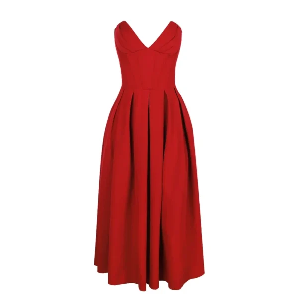 Sexy Elegant Red Prom Dresses for Summer Formal and Birthday Parties - Image 6