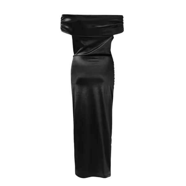 Red Prom Dresses Sexy Off The Shoulder V-Neck Mermaid Evening Gown - Image 3